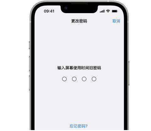 喀喇沁iPhone屏幕维修分享iPhone屏幕使用时间密码忘记了怎么办 