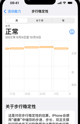 喀喇沁iPhone手机维修如何在iPhone开启'步行稳定性通知'