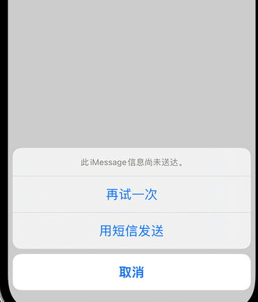 喀喇沁apple维修iPhone上无法正常发送iMessage信息