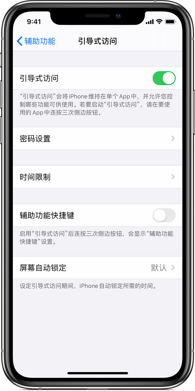 喀喇沁苹果手机维修分享如何在 iPhone 上退出引导式访问 